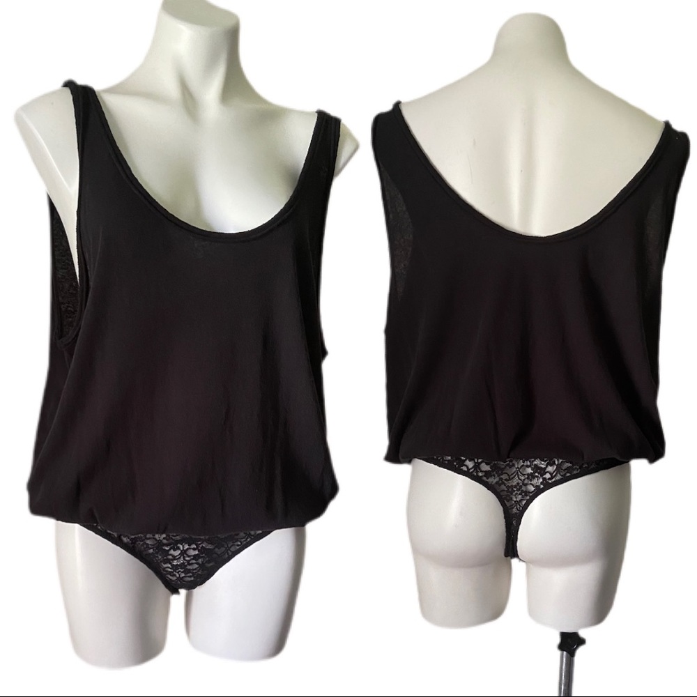 Free people black bodysuit